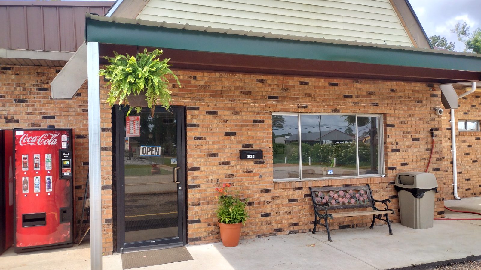 The campground office and store entrance